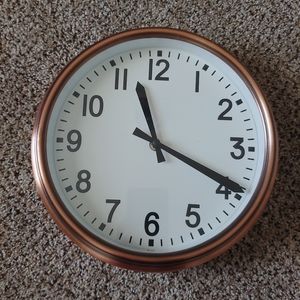 Bronze Wall Clock